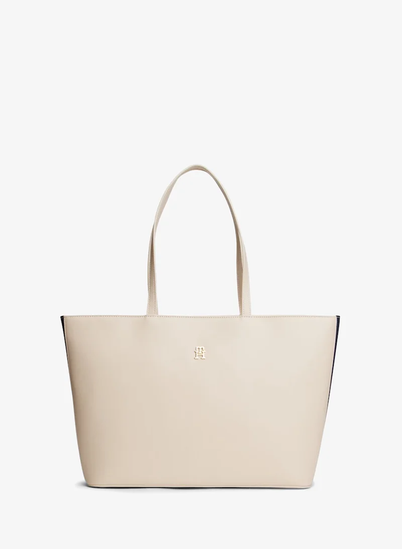 Monogram Plaque Tote Bag